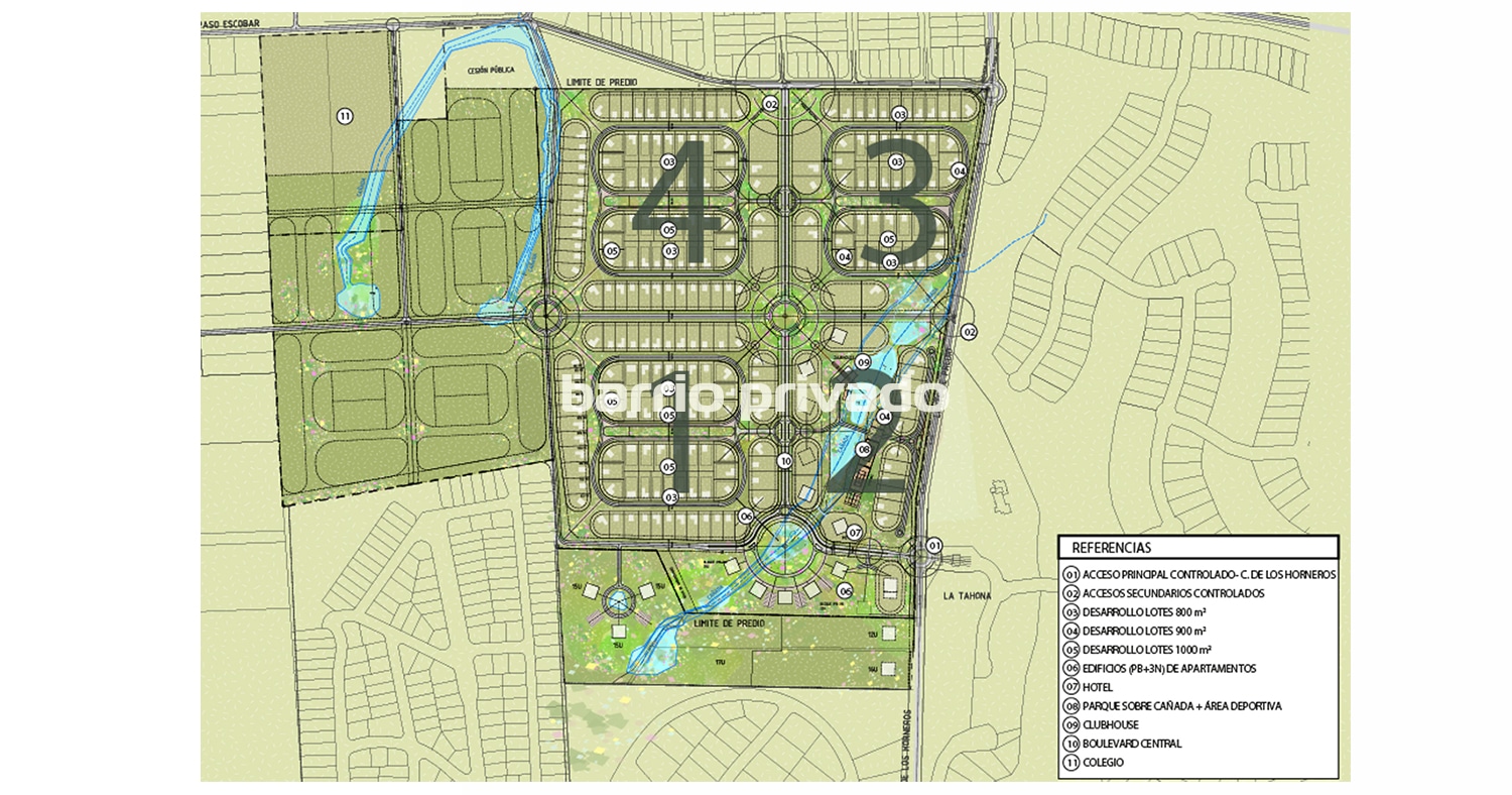 Los Olivos de los Horneros Plano